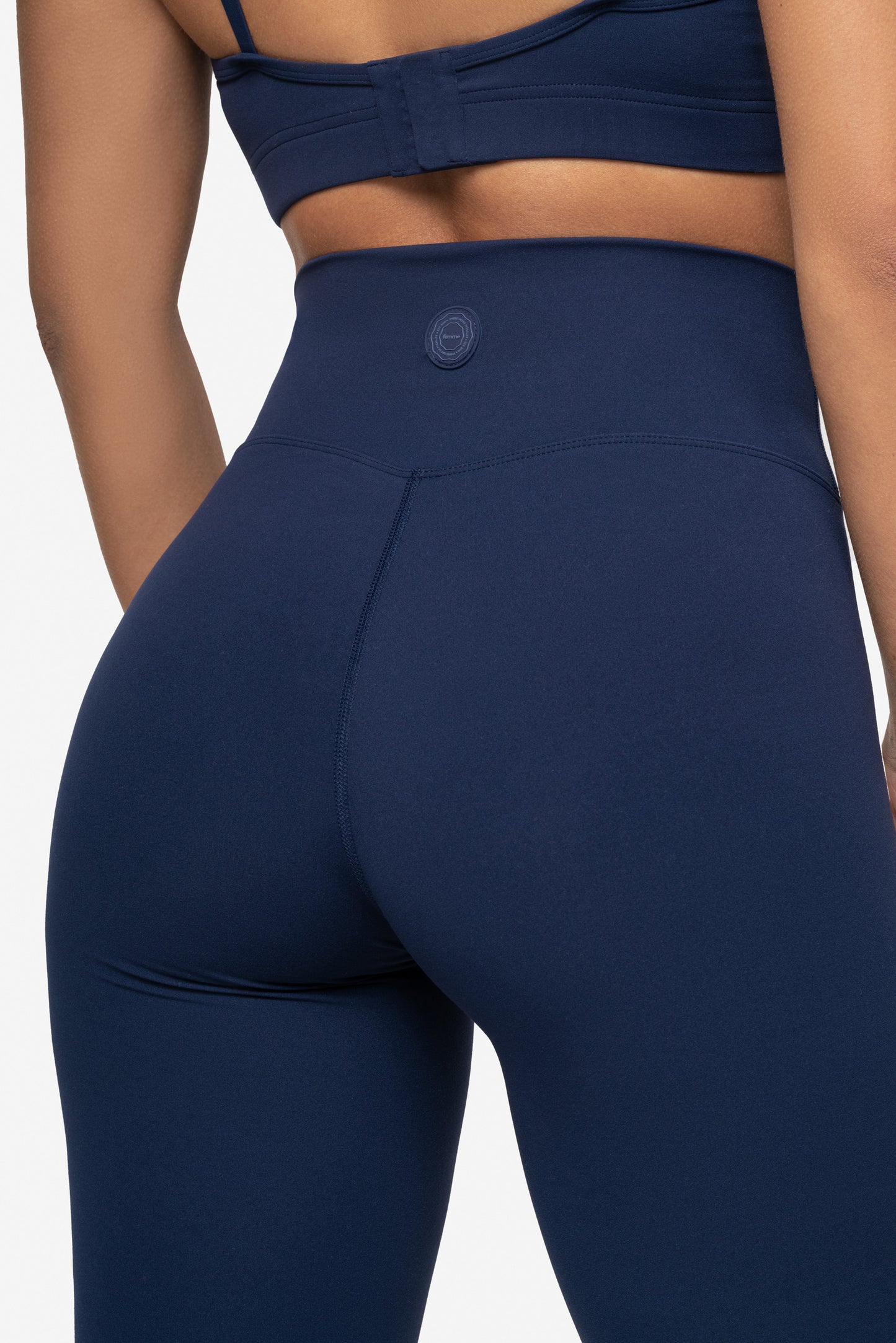 Dark Blue Softy Leggings - for dame - Famme - Leggings