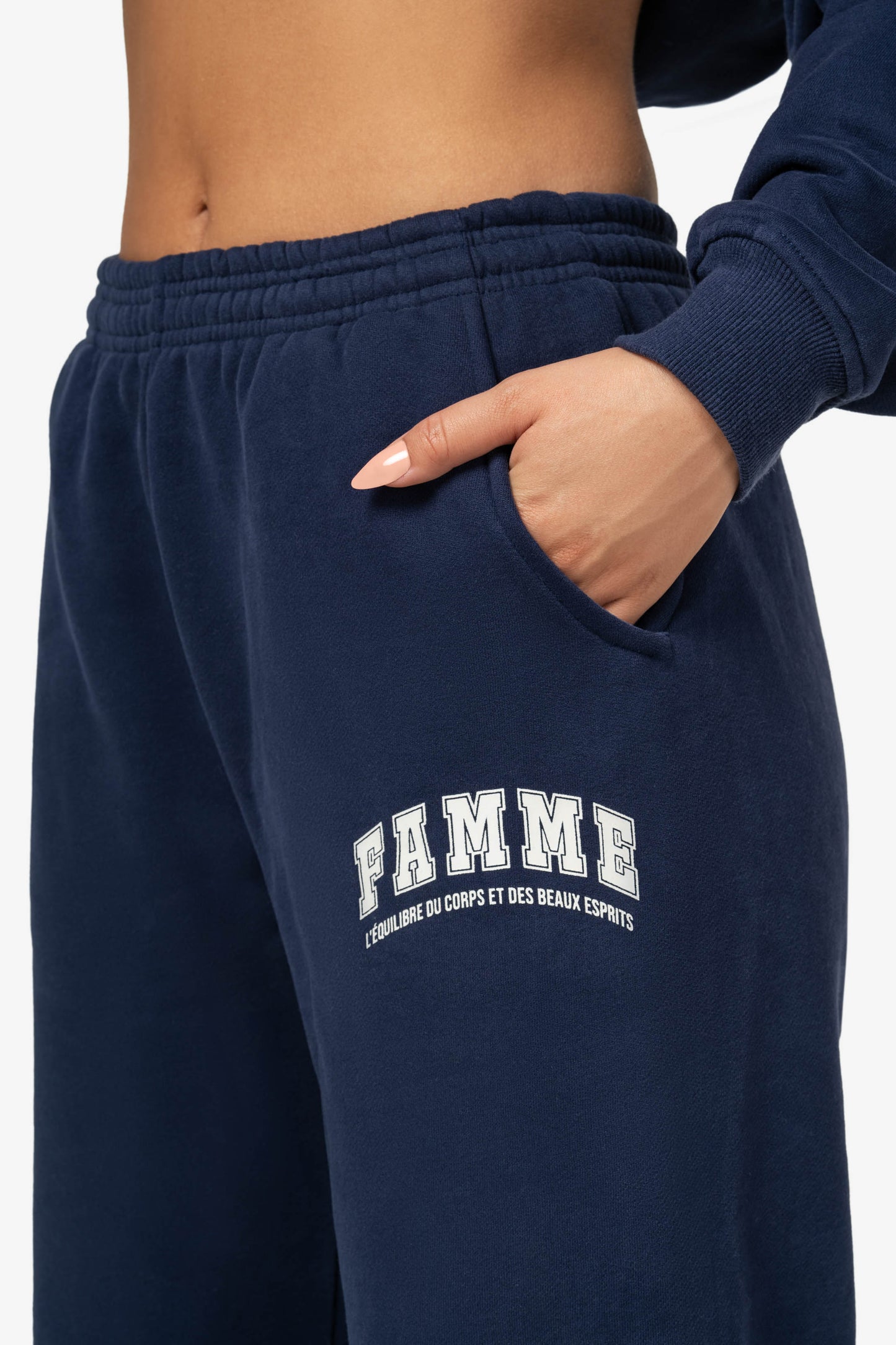 Blue Oversized Jogger - for dame - Famme - Jogger