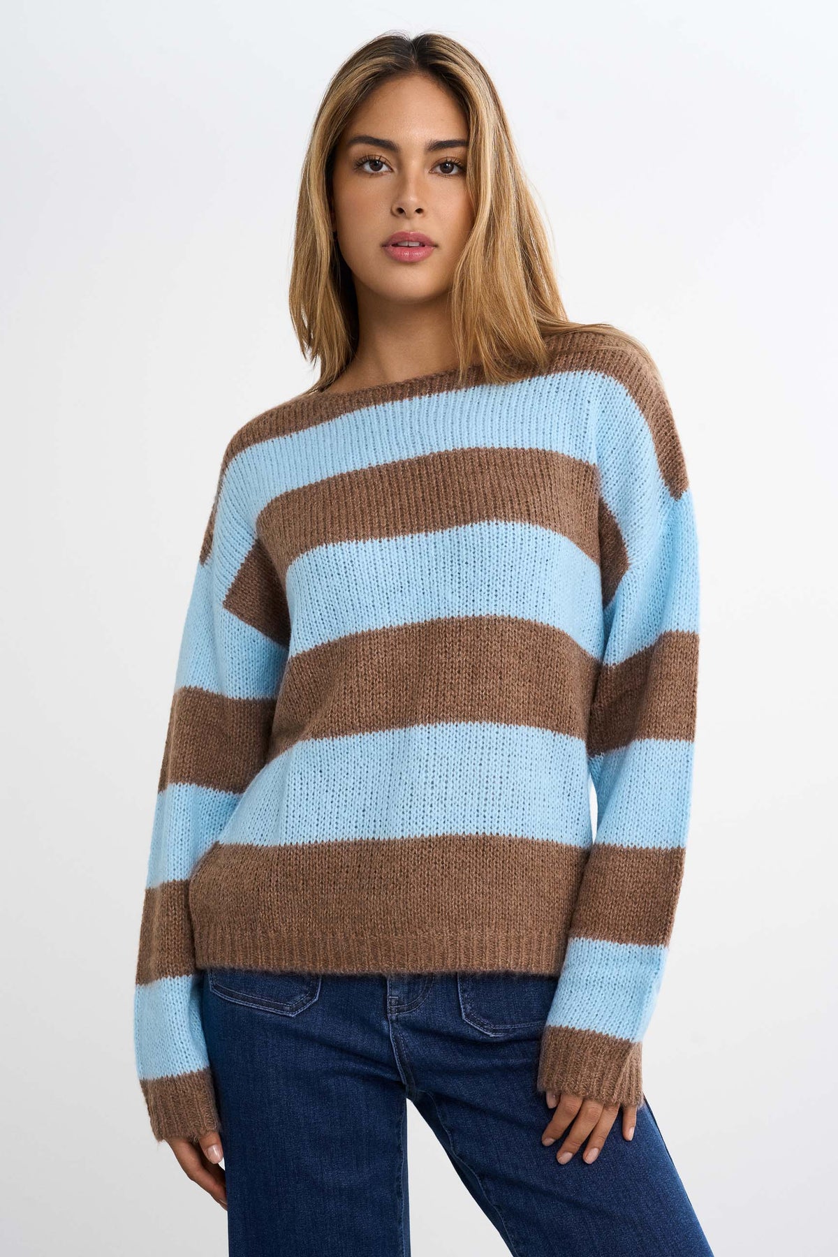 Knitted Striped Sweater