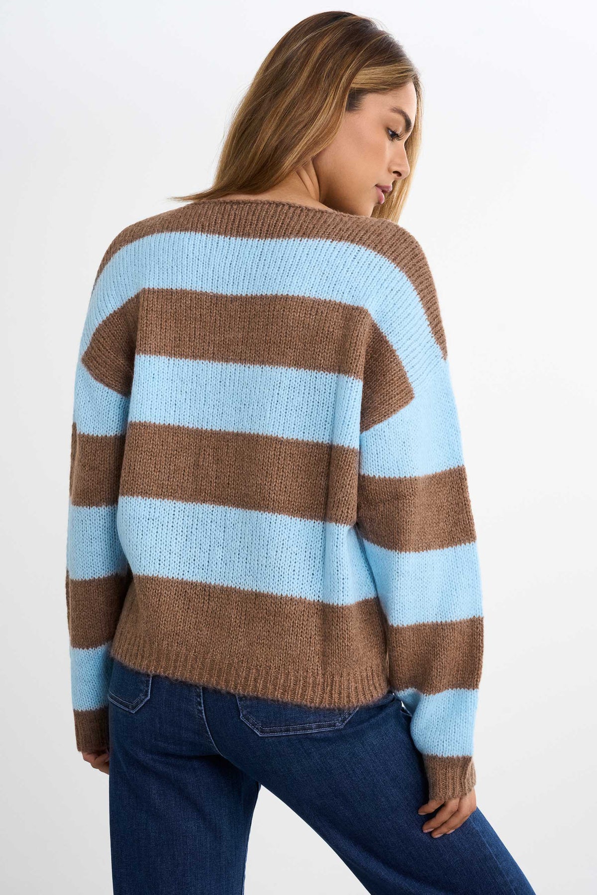 Knitted Striped Sweater