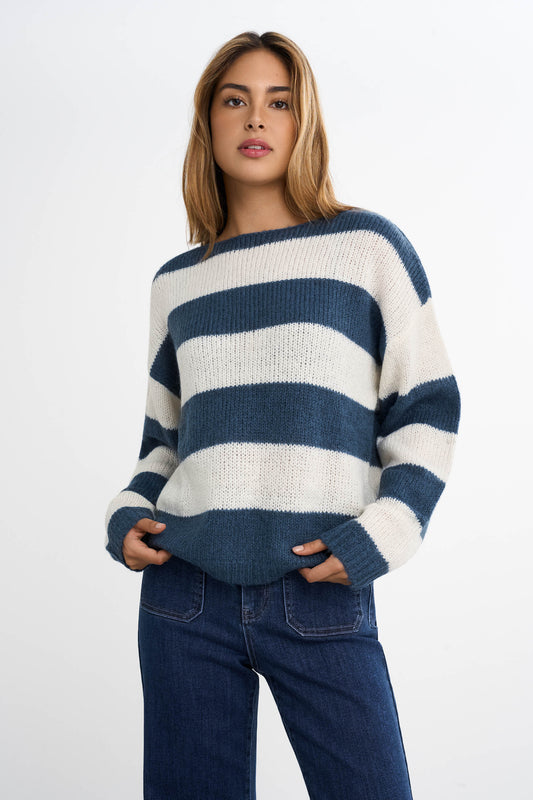 Knitted Striped Sweater