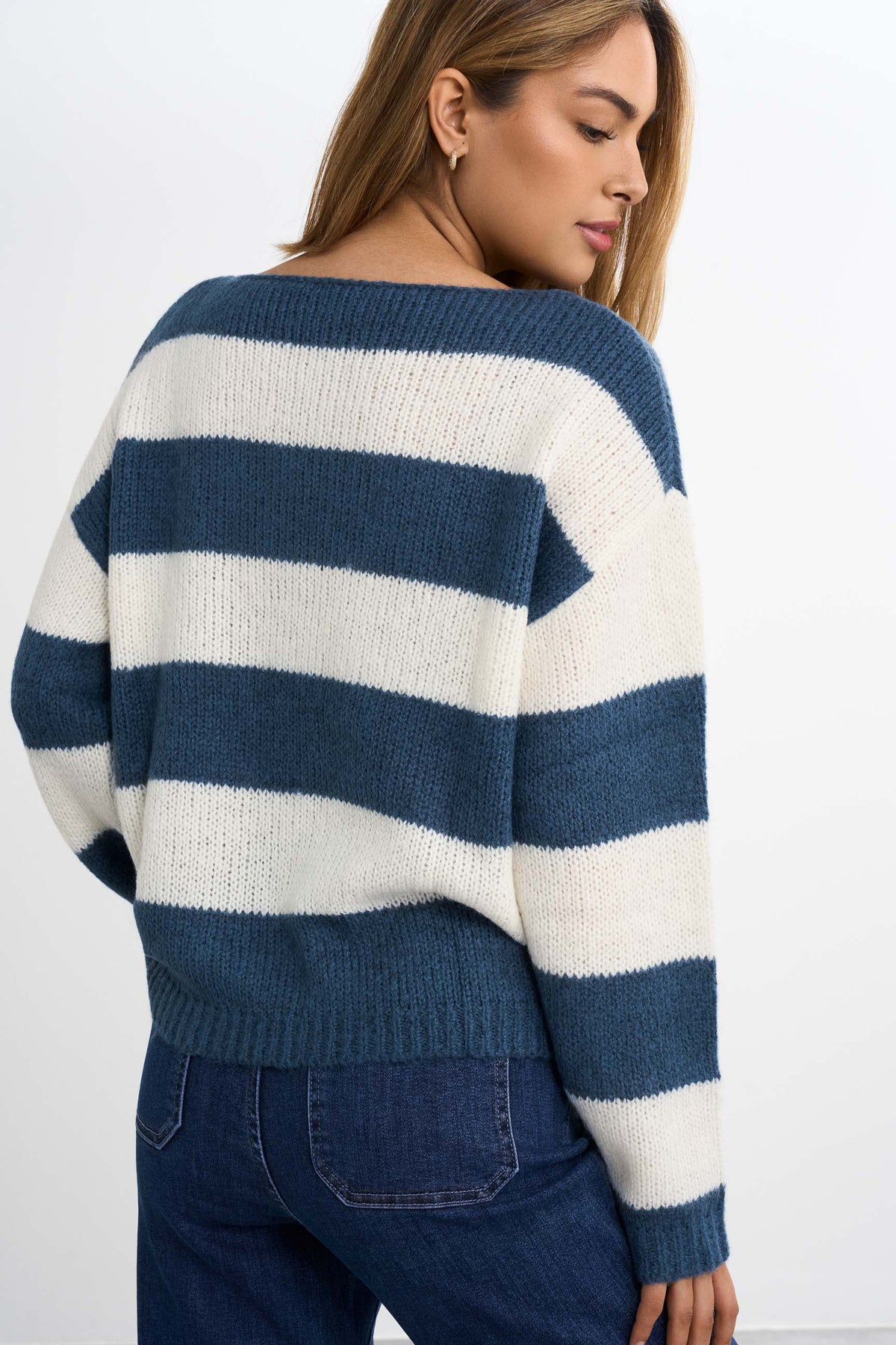 Knitted Striped Sweater