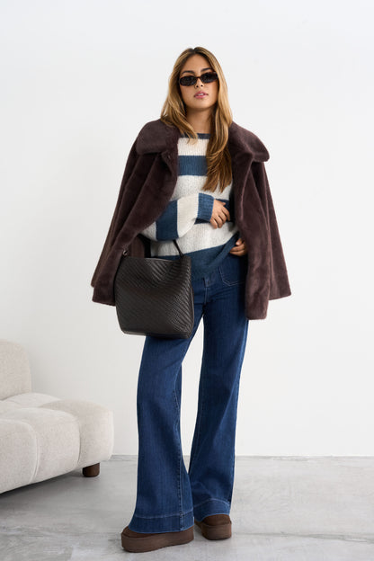 Knitted Striped Sweater