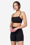 Black Bandeau Sports Bra - for dame - Famme - Sports Bra