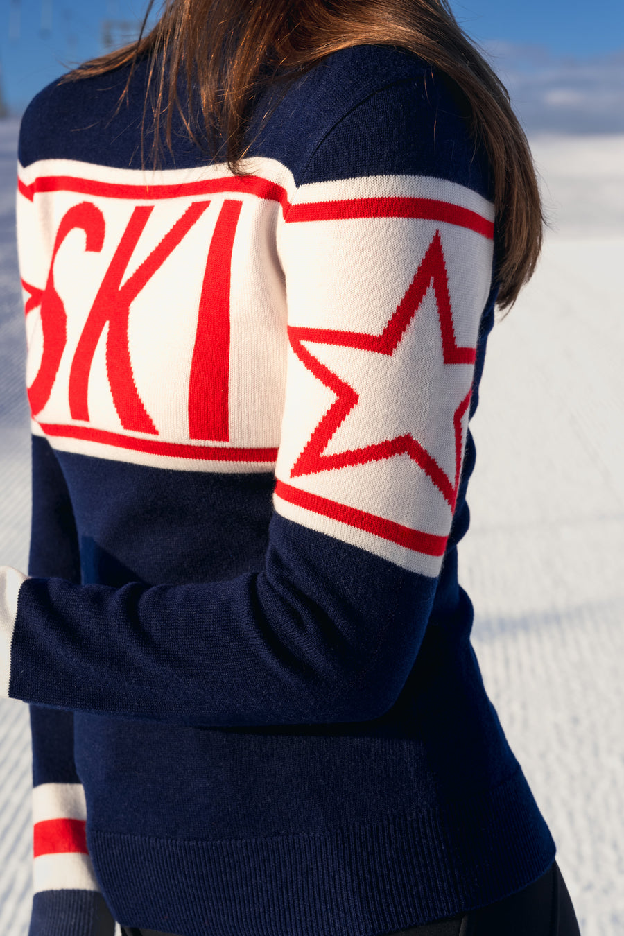 SKI Sweater · Blue/Red
