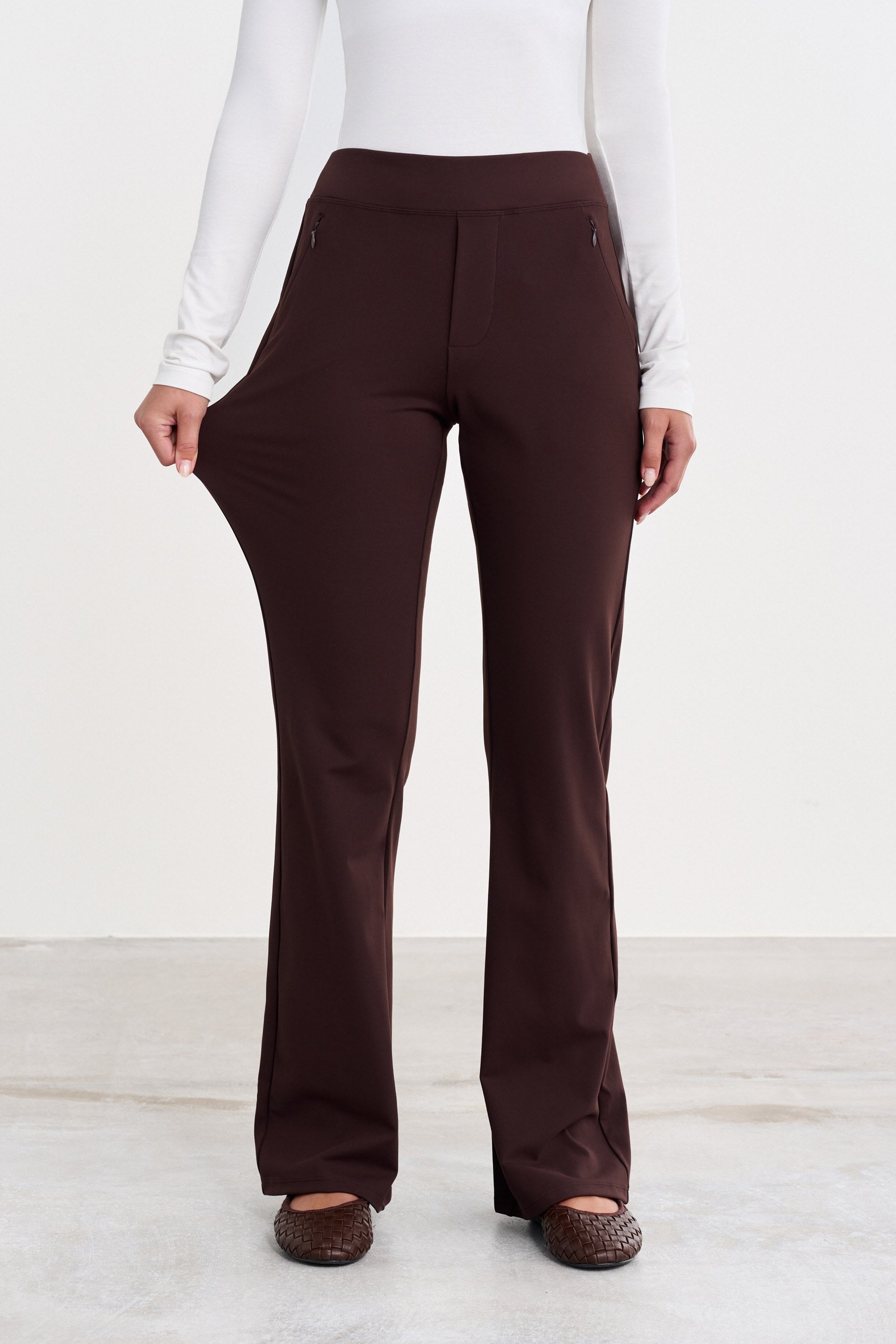 Tailored Bootcut Pants - for dame - Famme - Pants