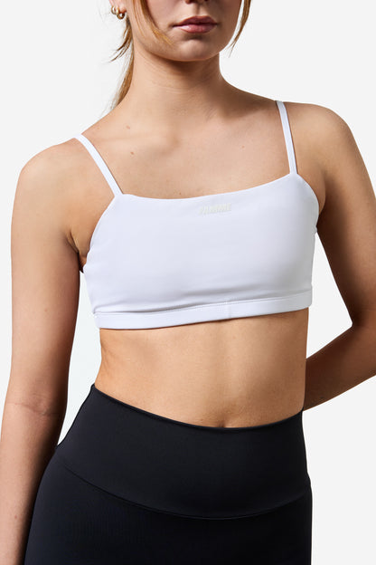 White Bandeau Sports Bra - for dame - Famme - Sports Bra