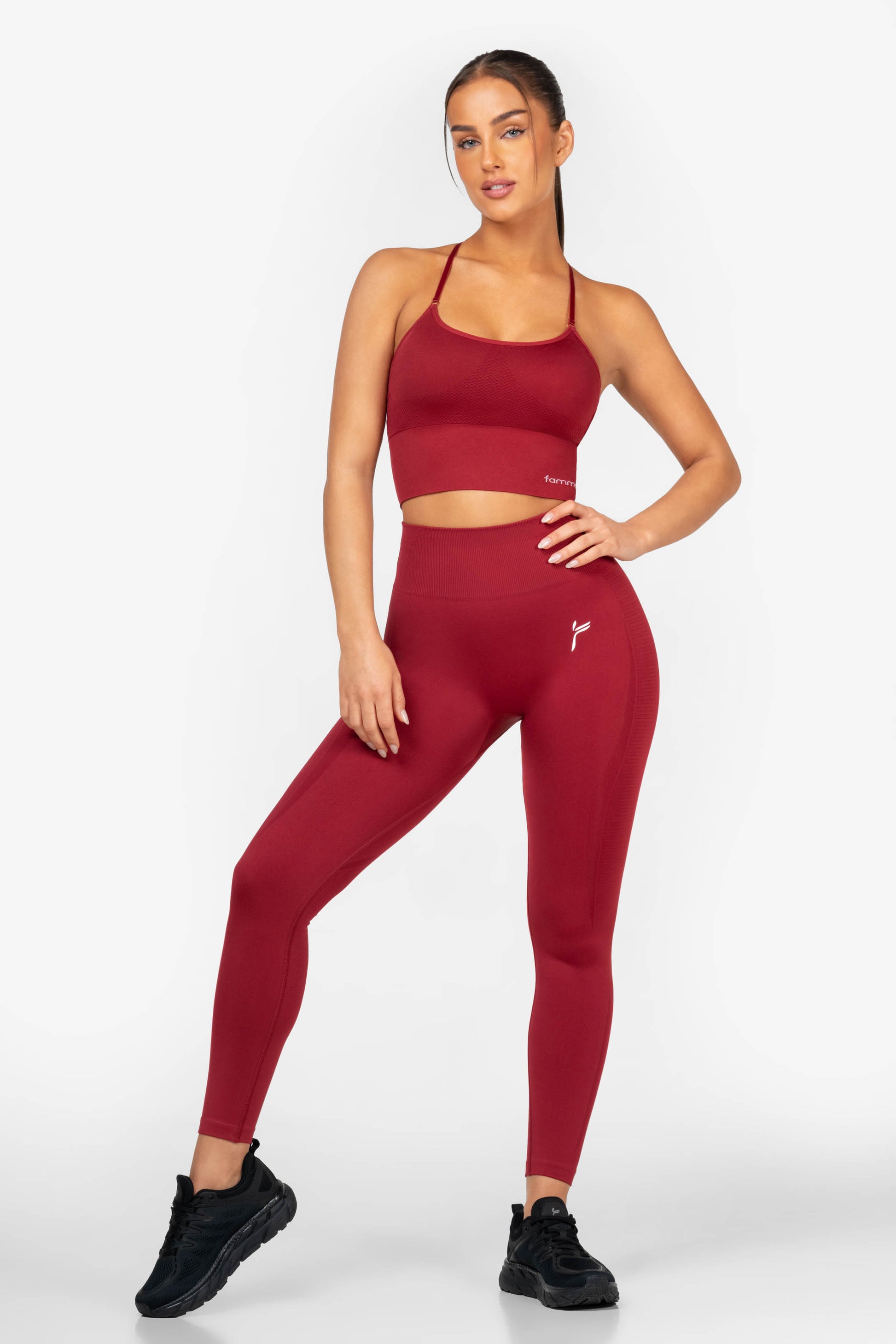 Red Vortex Tights 2 - for dame - Famme - Leggings